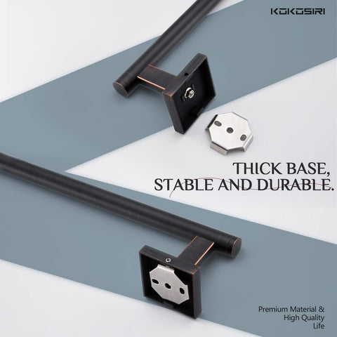 KOKOSIRI 24-inch towel bar suitable for bathroom, kitchen, or entryway.