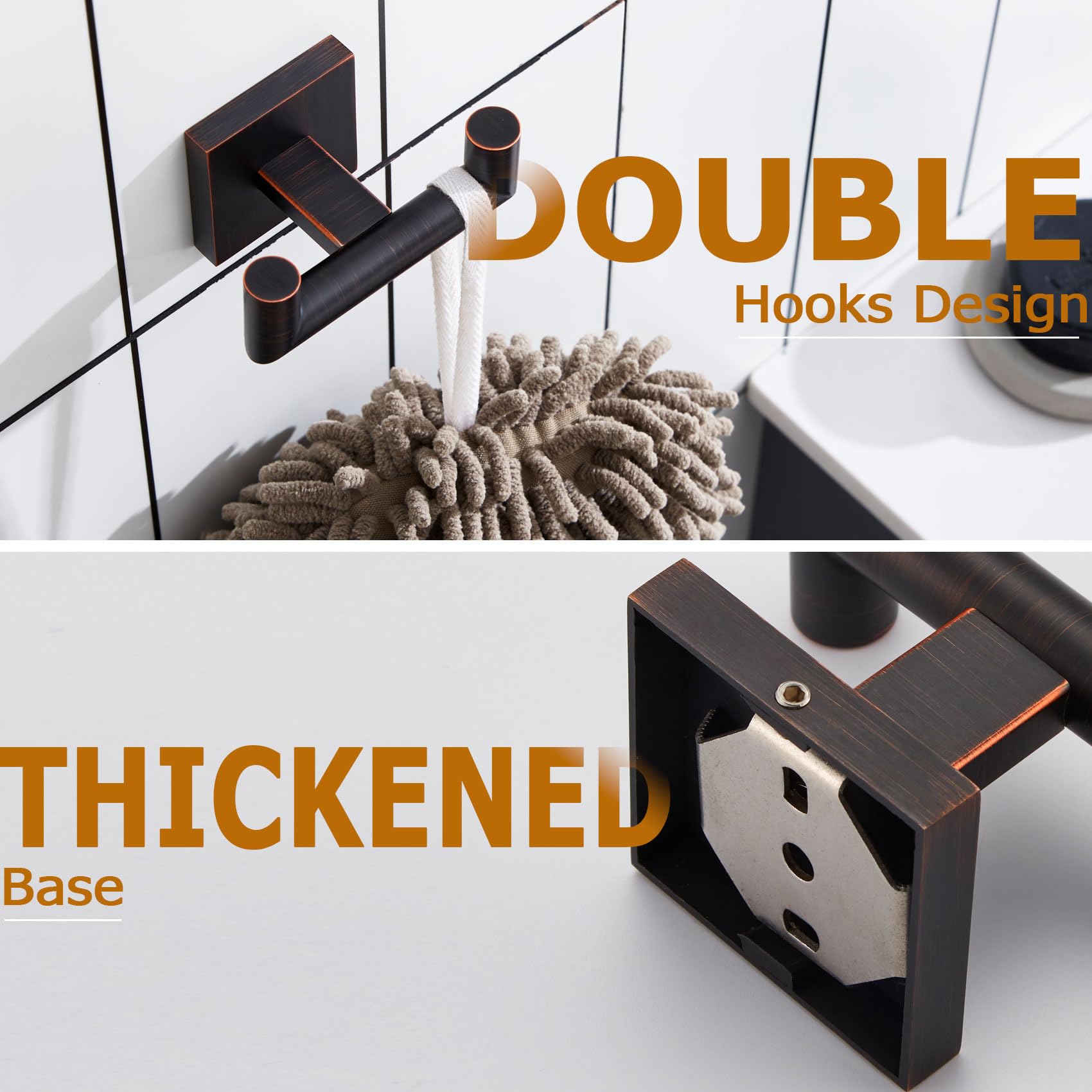 KOKOSIRI includes screws and wrench for simple DIY installation.
