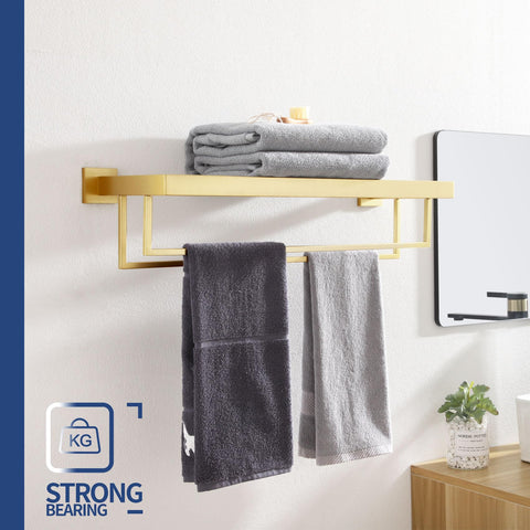 KOKOSIRI rustproof bathroom towel rack designed to resist tarnish