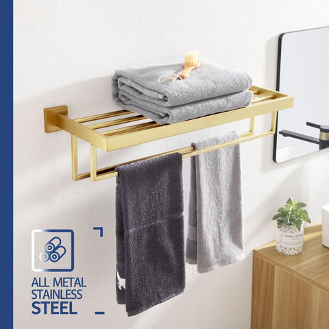 KOKOSIRI SUS304 stainless steel wall mount for durable bathroom storage