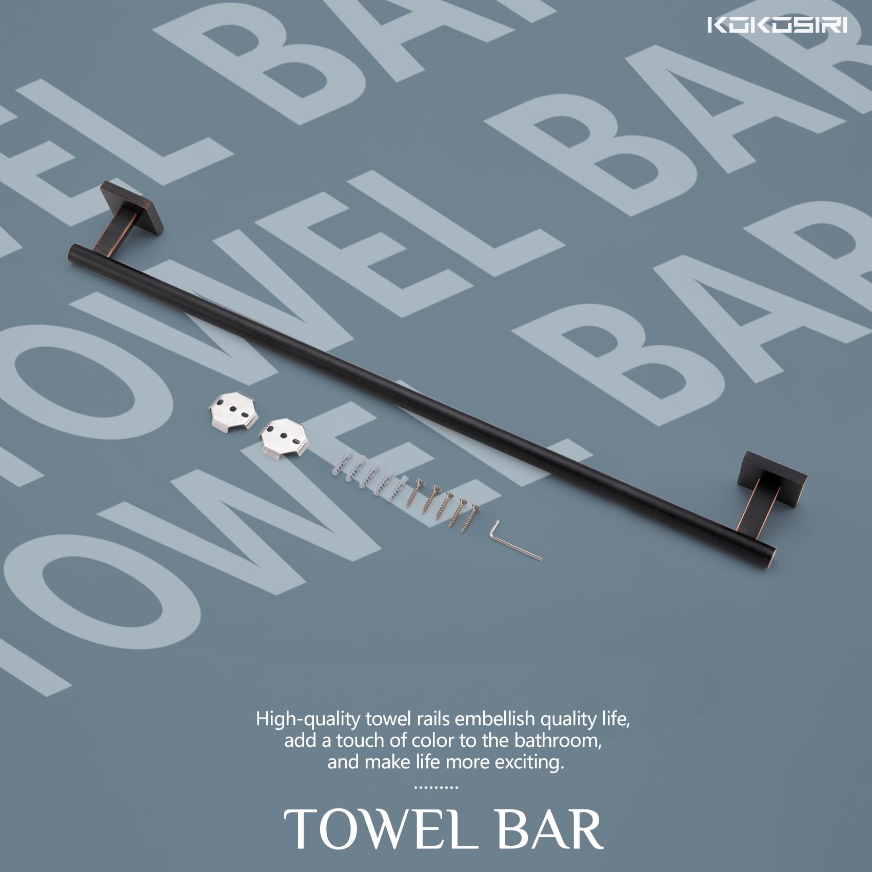 KOKOSIRI B4005ORB-L32 available lengths and finishes to fit any space.