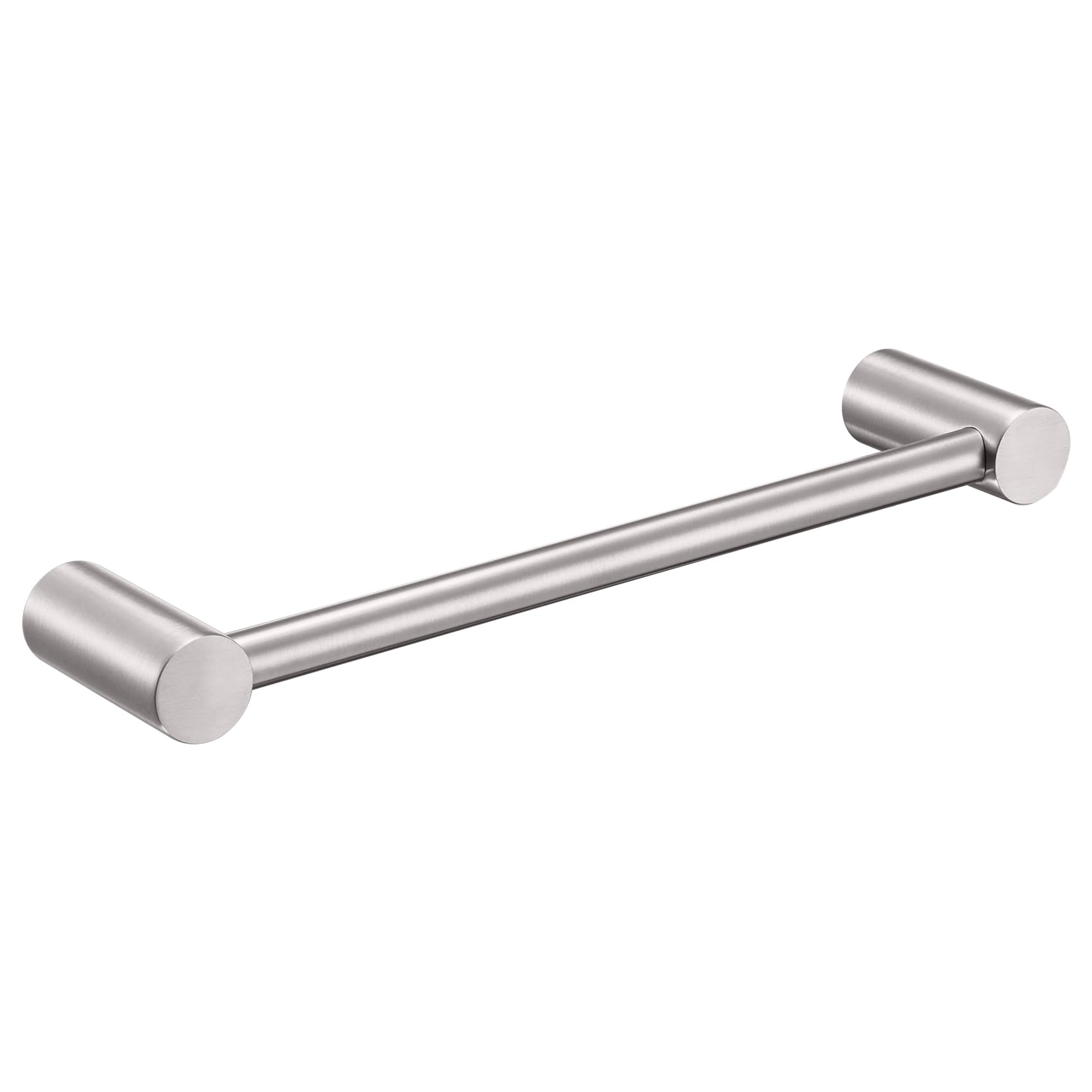 KOKOSIRI brushed-nickel towel bar 16-inch for durable wall storage.