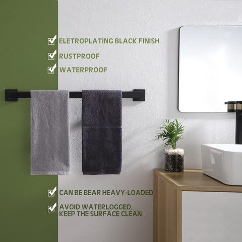 KOKOSIRI towel bar in a tidy kitchen setting.