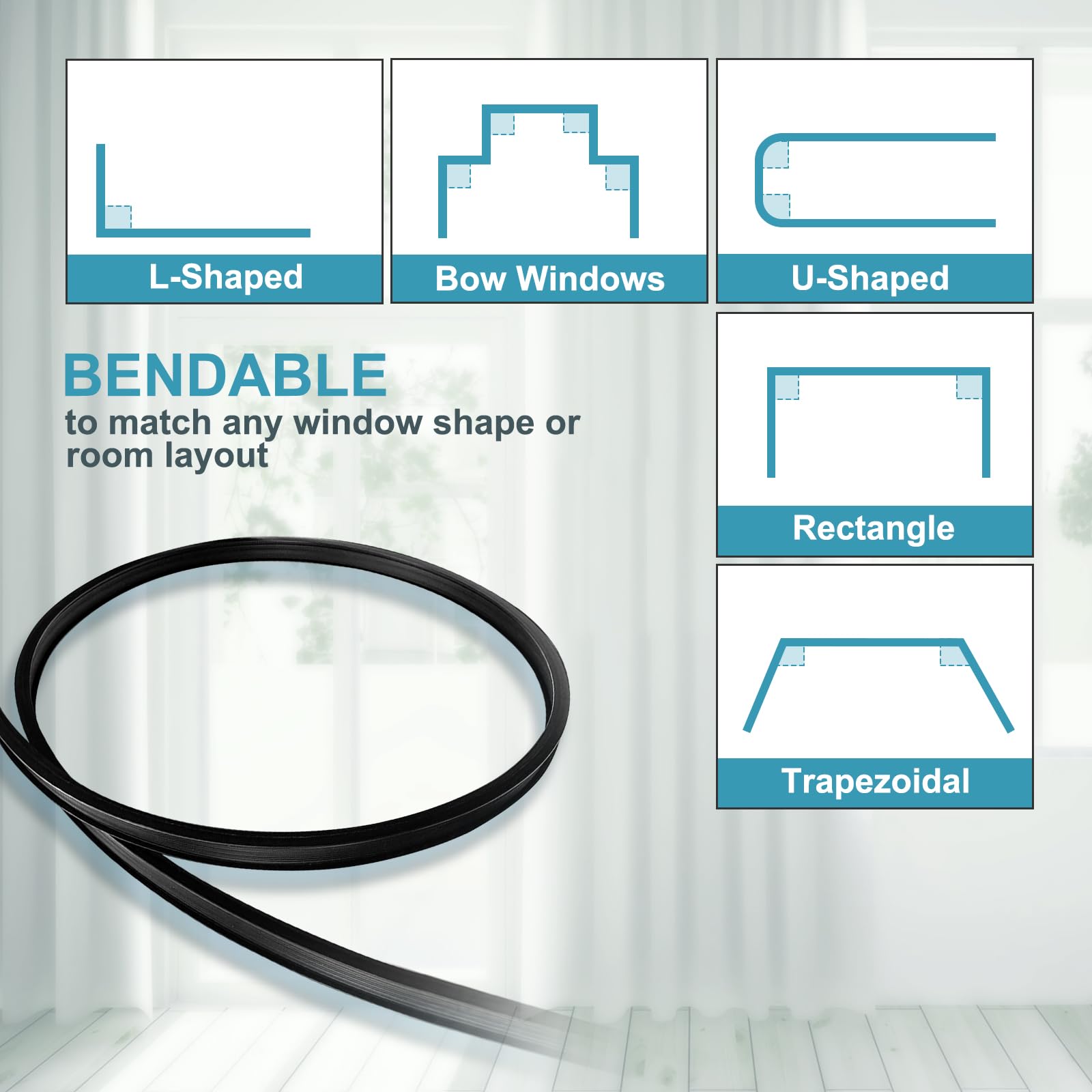 KOLAKO ceiling-wall brackets included ensure easy mounting for any room.