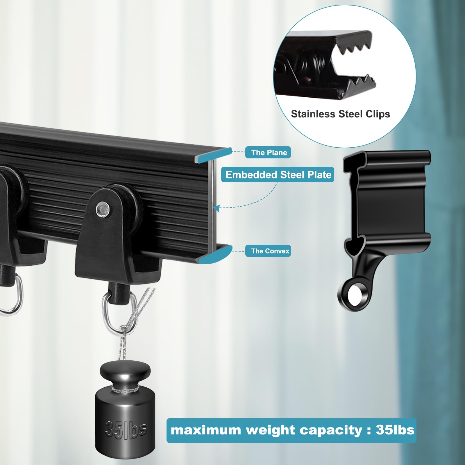 KOLAKO heavy-curtain roller system supports thick fabrics with smooth motion.