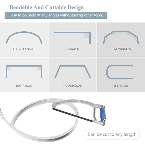 KOLAKO stainless steel clips clamp curtains securely without sagging