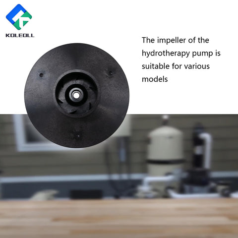 KOLEOLL 073129 impeller top view demonstrates balanced geometry.