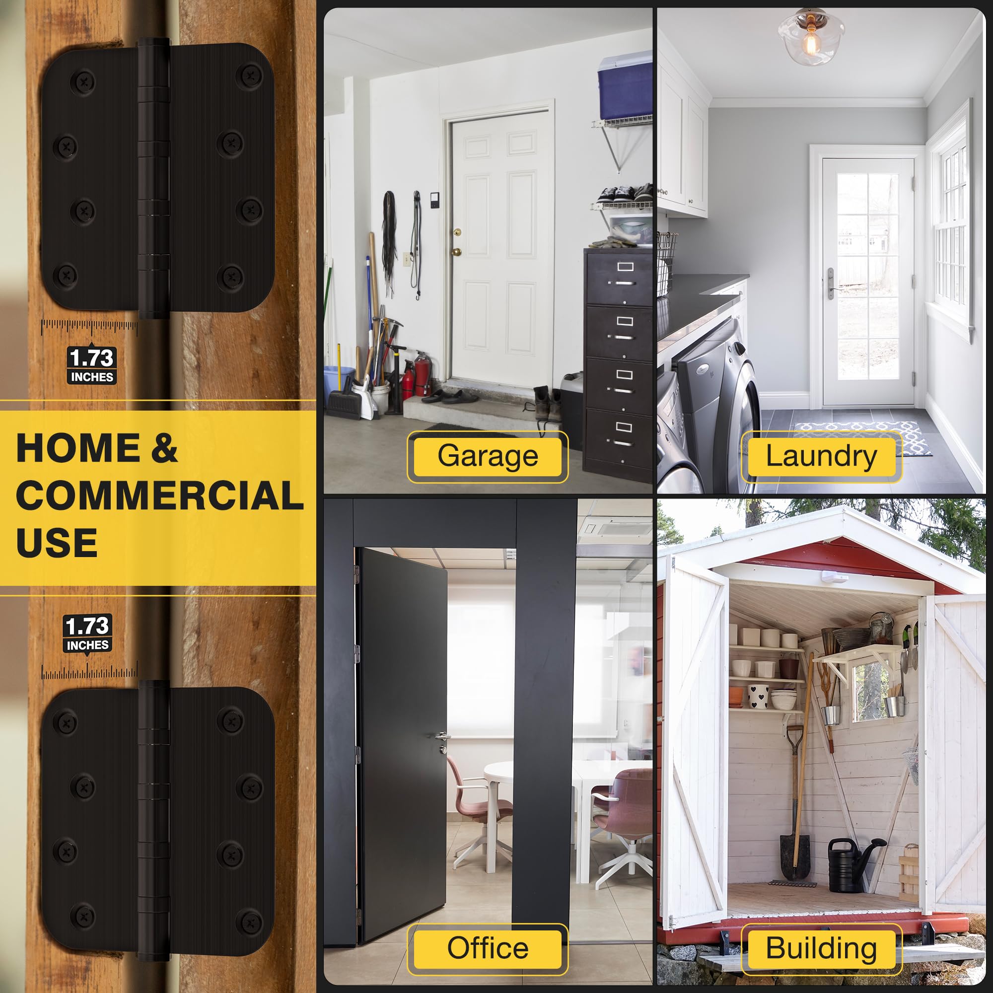 Kolet hinges suitable for left and right opening doors