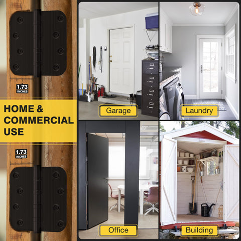 Kolet hinges suitable for left and right opening doors