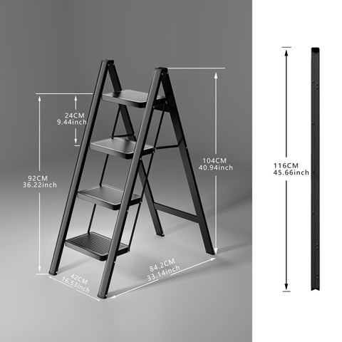 KOLL LINK portable ladder fits in a car trunk for tasks on the go.