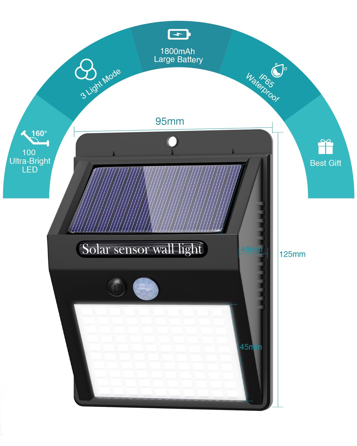 Kolpop backyard illumination using 6-pack solar motion lights for safer evenings.