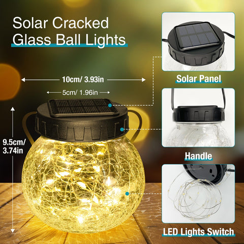 Kolpop crackled glass pattern enhances romantic garden decor at night