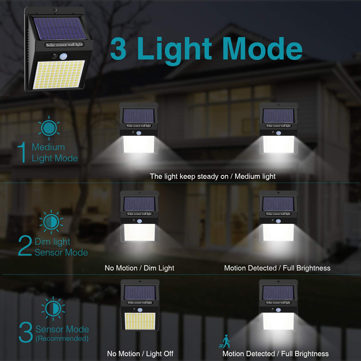Kolpop night sensor six-pack solar lights provide hands-free outdoor lighting.
