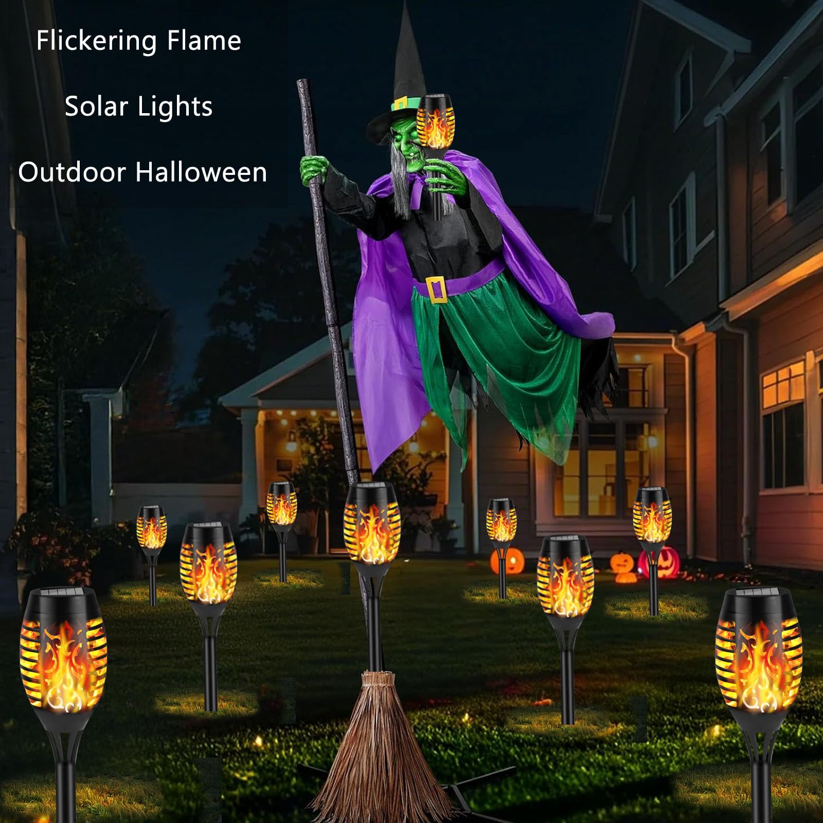 KOLYC ambience-torch flicker light for festive outdoor displays and gatherings