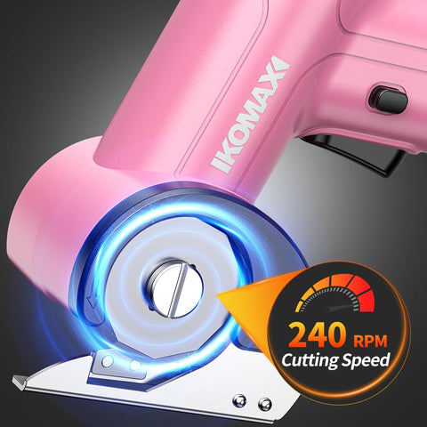 KOMAX cordless scissors ergonomic handle for comfortable extended use