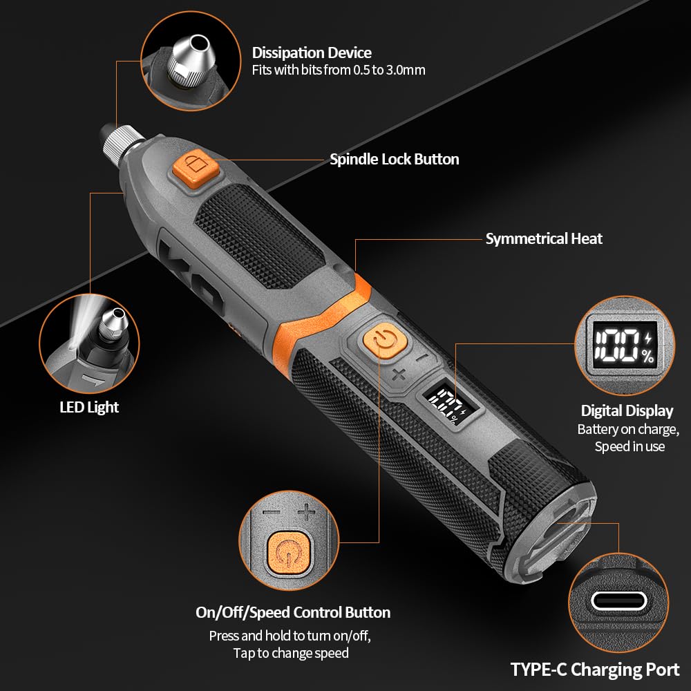 KOMAX rotary tool at 18000 RPM demonstrates high-speed precision.
