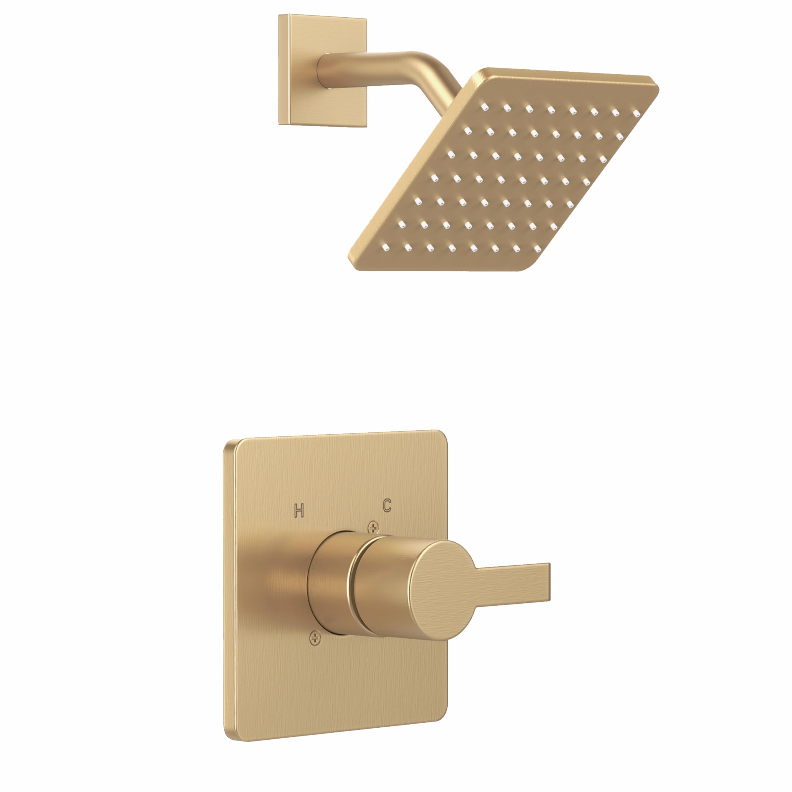 KOMEGO Delta 13/14 brushed gold replacement trim for R10000 compatibility.