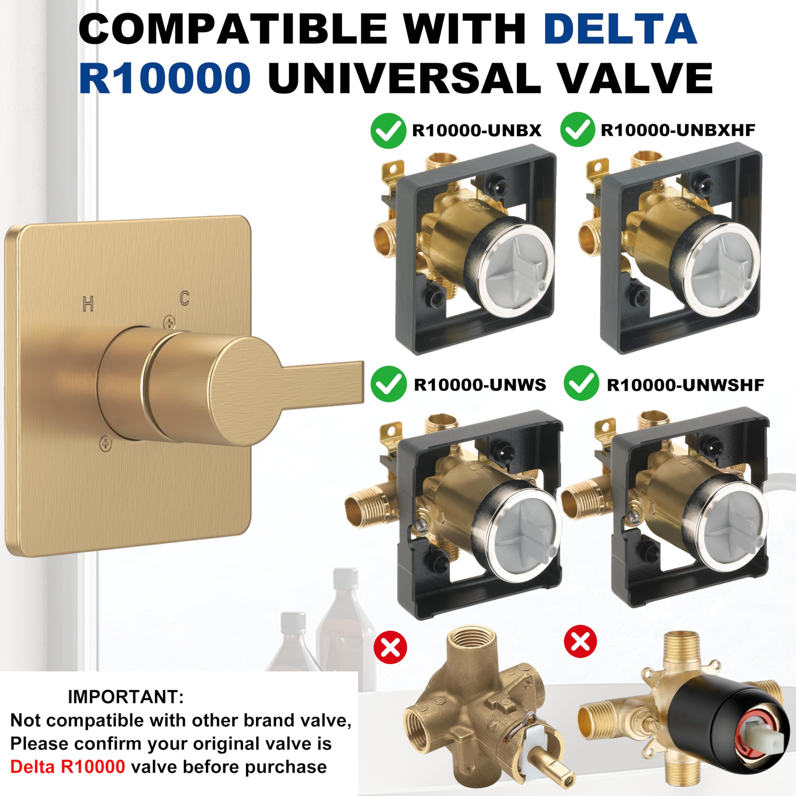 KOMEGO Delta R10000 valve-compatible trim enables easy upgrades