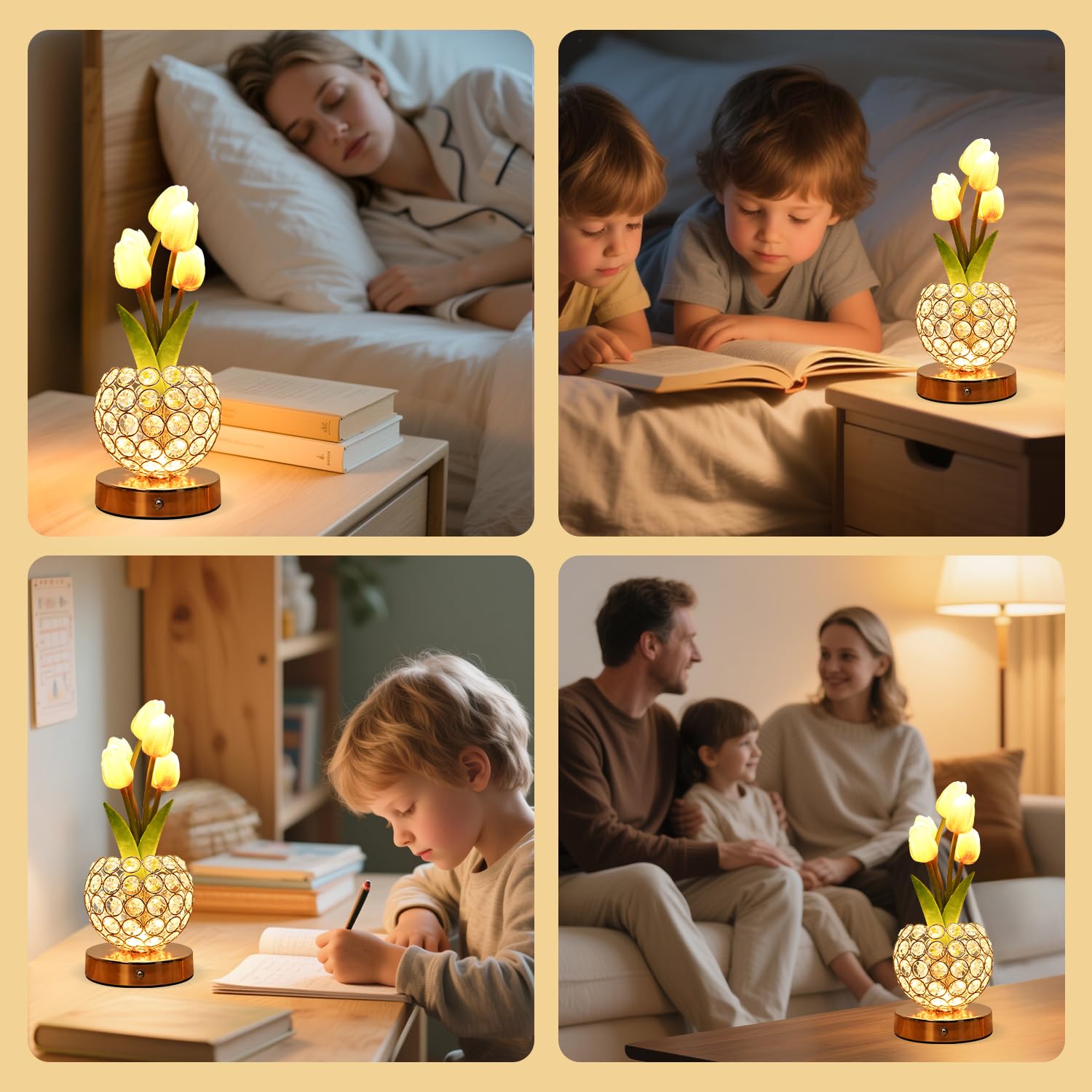 Komothala Tulip Flower Lamp ideal gift for women on special occasions