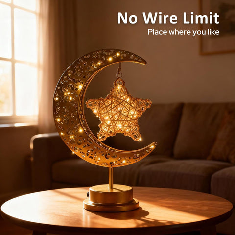 Komothala warm ambient glow creates cozy evenings in living rooms or bedrooms.