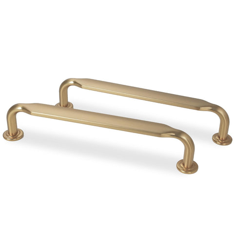 Installing KOMOTIA hardware on a renovated cabinet shows cohesive style