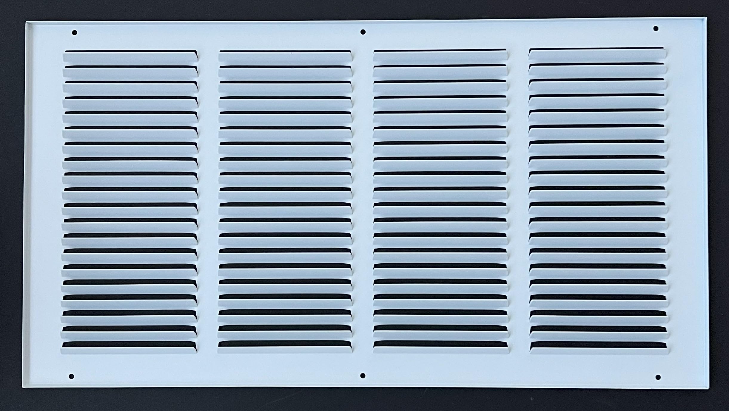 KOMPELL AIRE white powder-coated finish for a clean interior look