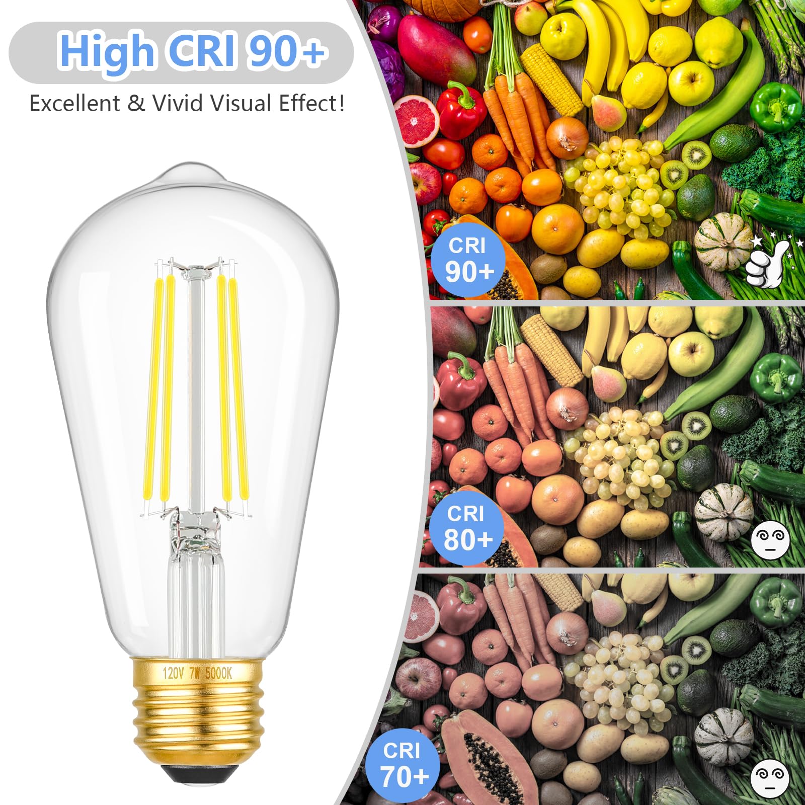 Kondras 850LM output ensures well lit rooms without flicker ideal for desks and lounges