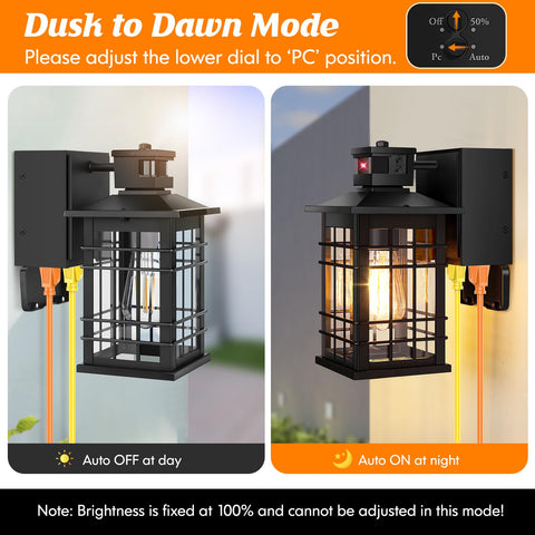 Kondras dusk-to-dawn mode activates lighting when night falls for hands-free safety