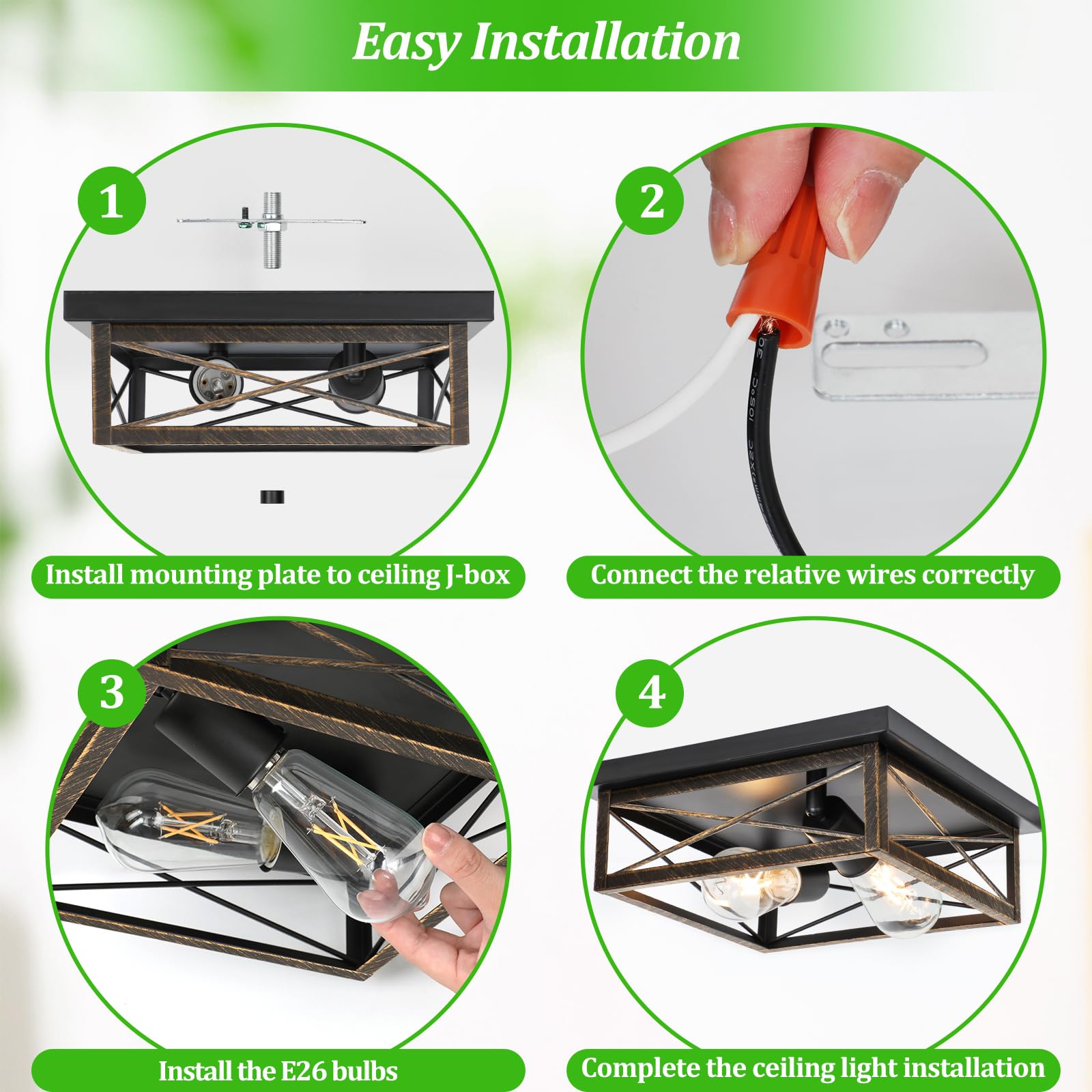 Kondras kitchen and entryway lighting in 2-pack for versatile styling.