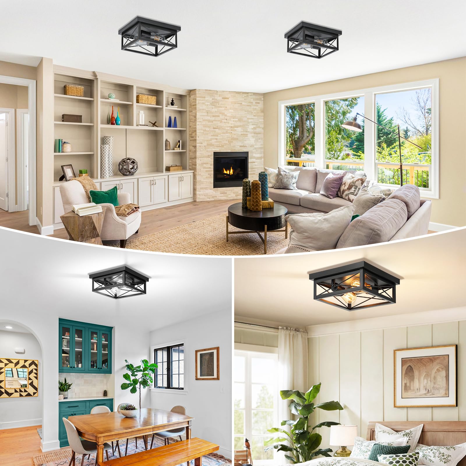 Kondras open-bottom design allows easy bulb access for maintenance