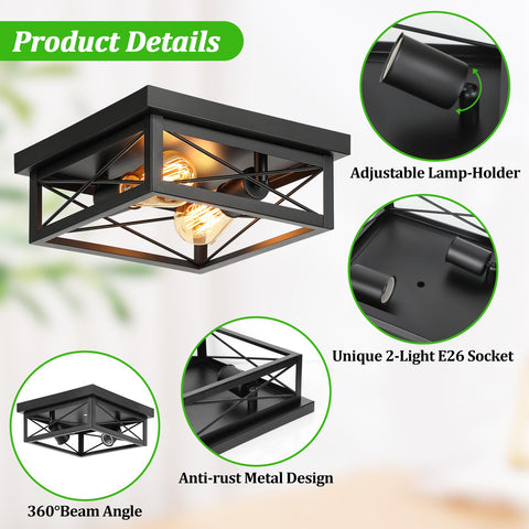 Kondras X-grid frame detail adds sturdy, decorative hardware