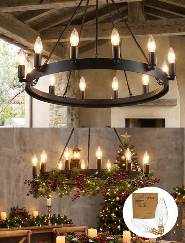 Konictom crystal-clear light suitable for night lights and window candles.