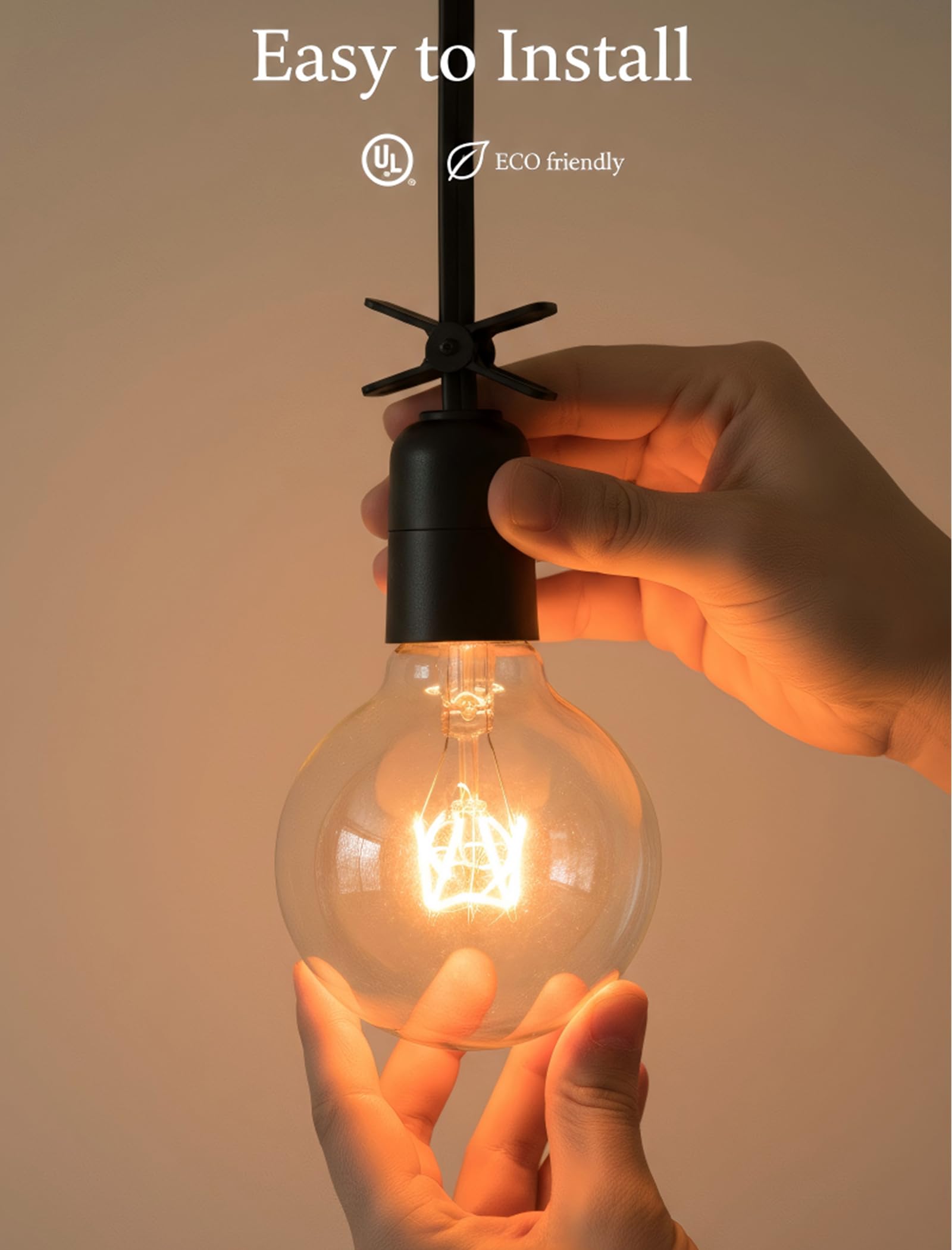 Konictom bulb used for outdoor patio decor and celebrations