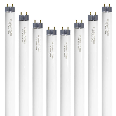 Konideke 24-inch warm white bulb in a fixture delivering inviting illumination.