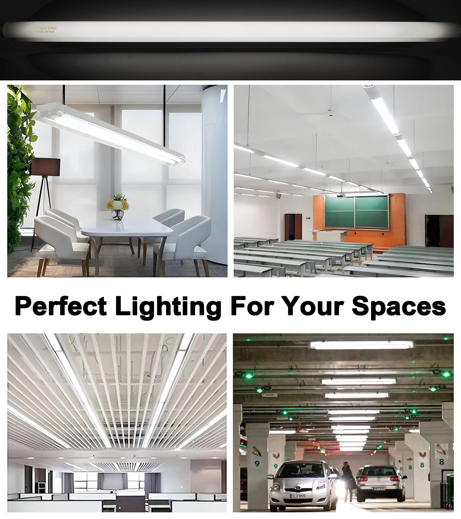 Konideke daylight bulbs for warehouses and retail spaces