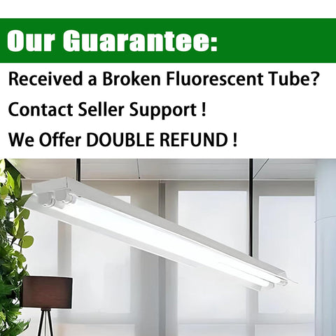 Konideke 4-foot T8 daylight bulb at 6500K for bright workspace illumination