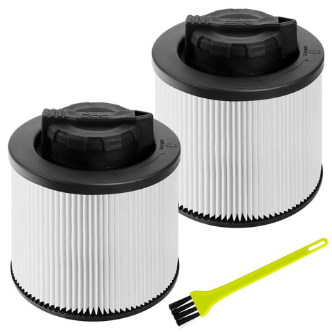 KONIGEEHRE DXVC4001 two-pack cartridge filter for DEWALT vacuums improves dust capture