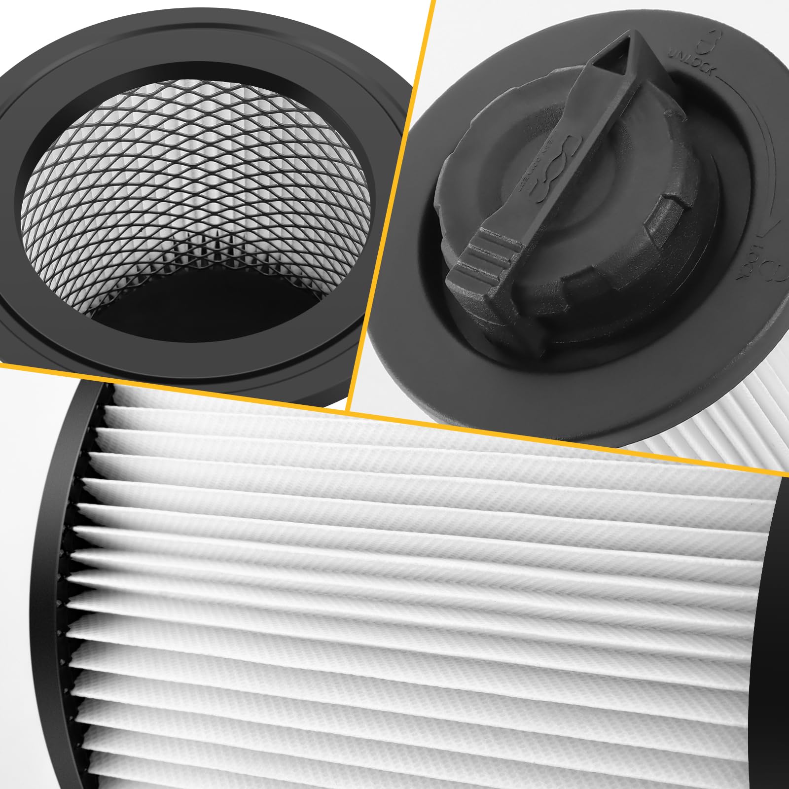 Washable KONIGEEHRE DXVC4001 filter for long-lasting reuse
