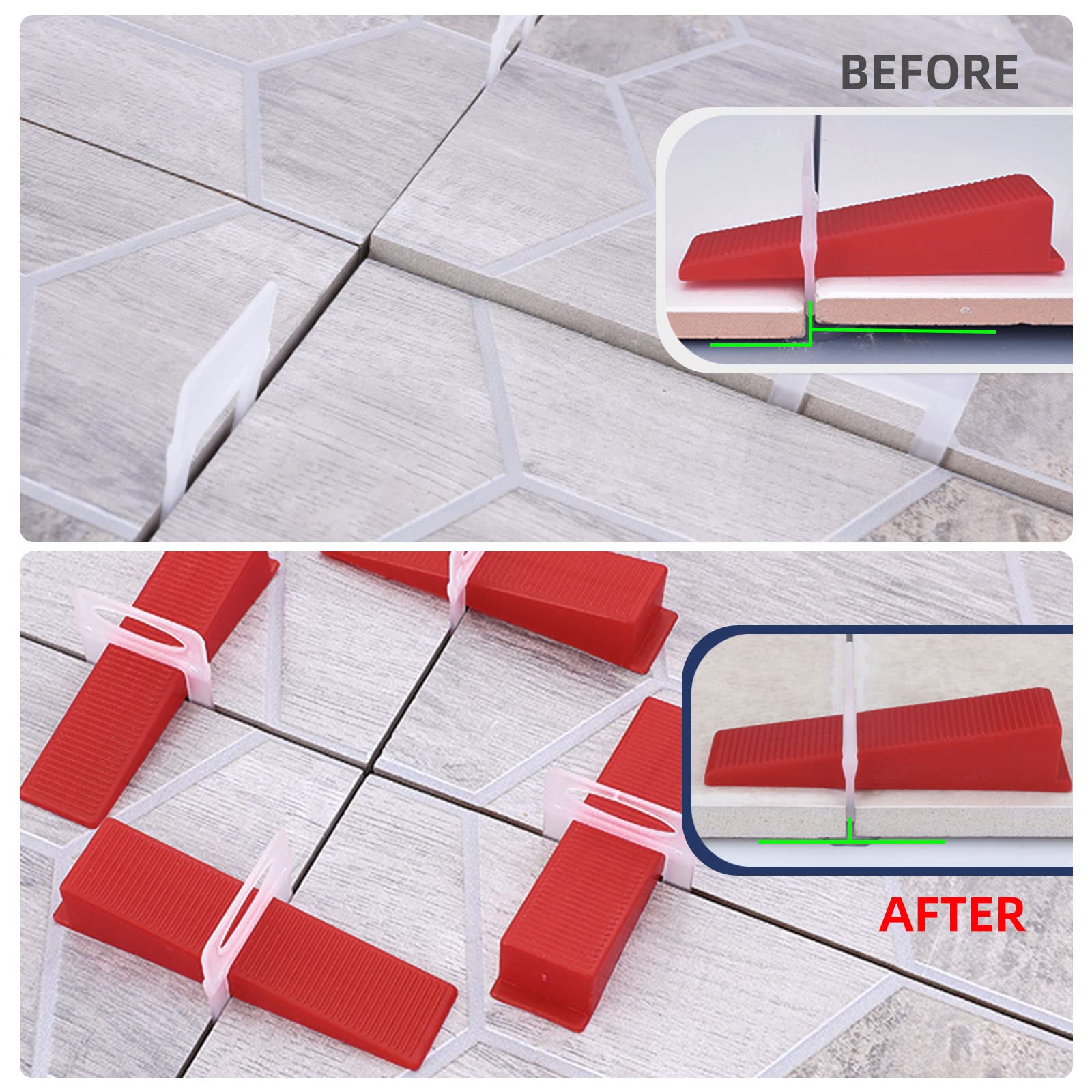 Durable KONIGEEHRE plastic leveling system for floors and walls