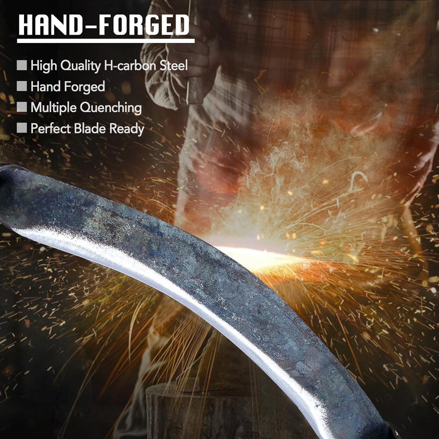 Konload 10-inch blade debarks logs and firewood with controlled, smooth removal.