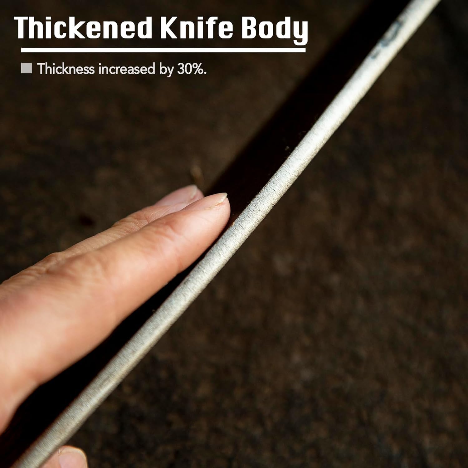 Konload beveled edges stay sharp and hone easily for precise shaving tasks.