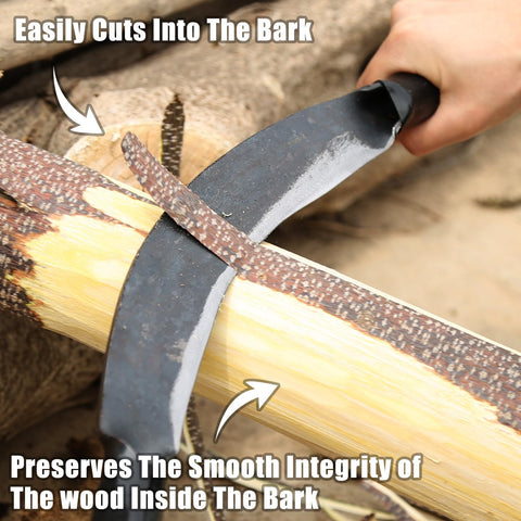 Konload full-tang handle with non-slip rubber grip prevents slippage during use.
