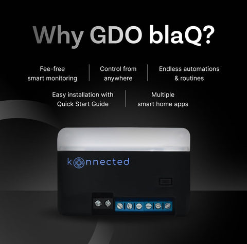 Konnected blaQ compatibility with Security+ for Chamberlain/LiftMaster openers