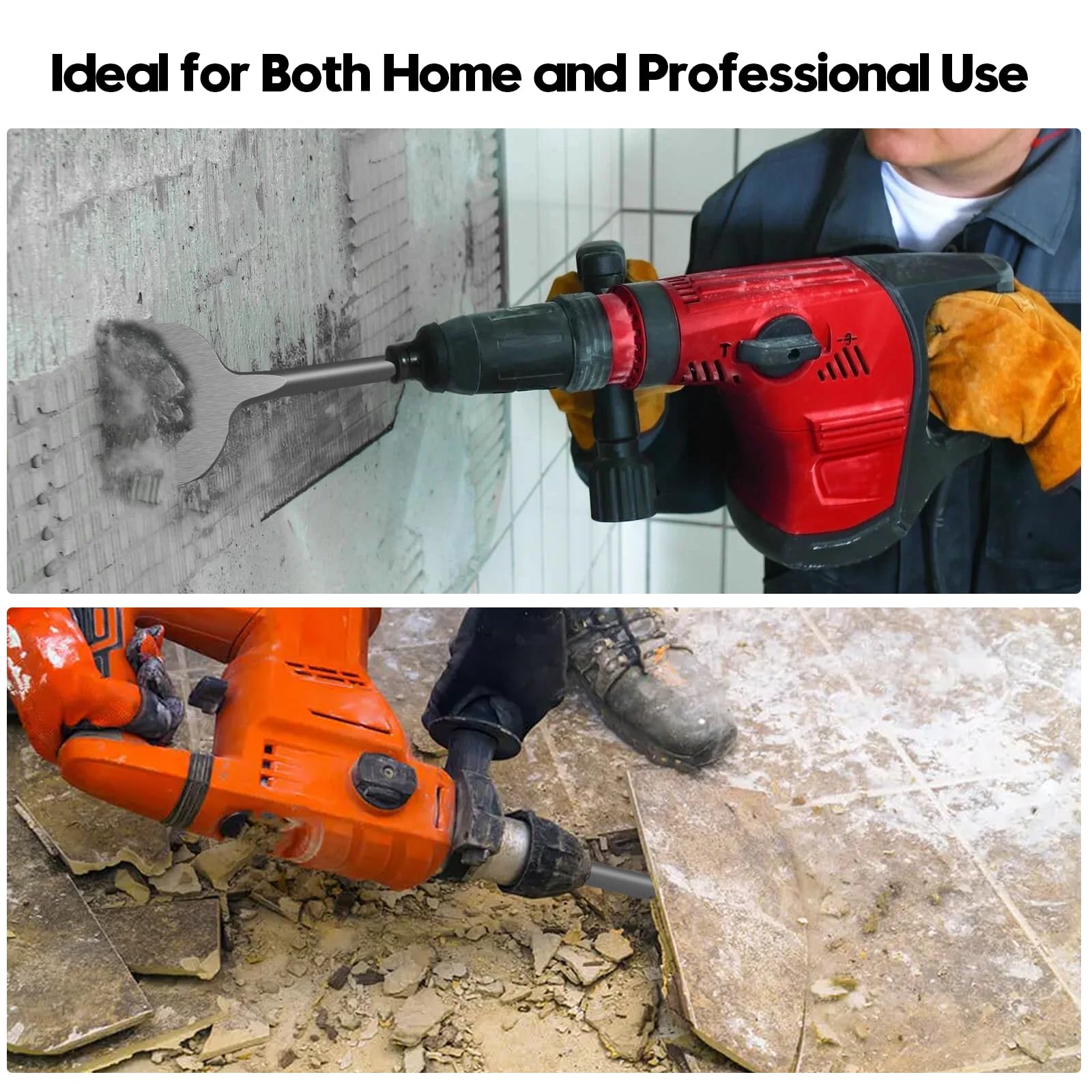 Konvixon chisels handle concrete and stone cleanup efficiently
