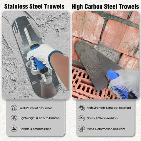 Konvixon gauging trowel ideal for precise joints and consistent mortar.