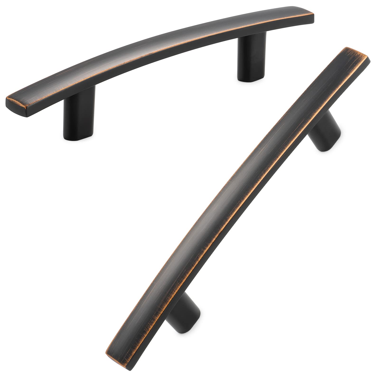 KOOFIZO bronze cabinet pulls in 3-inch size for quick kitchen upgrades.