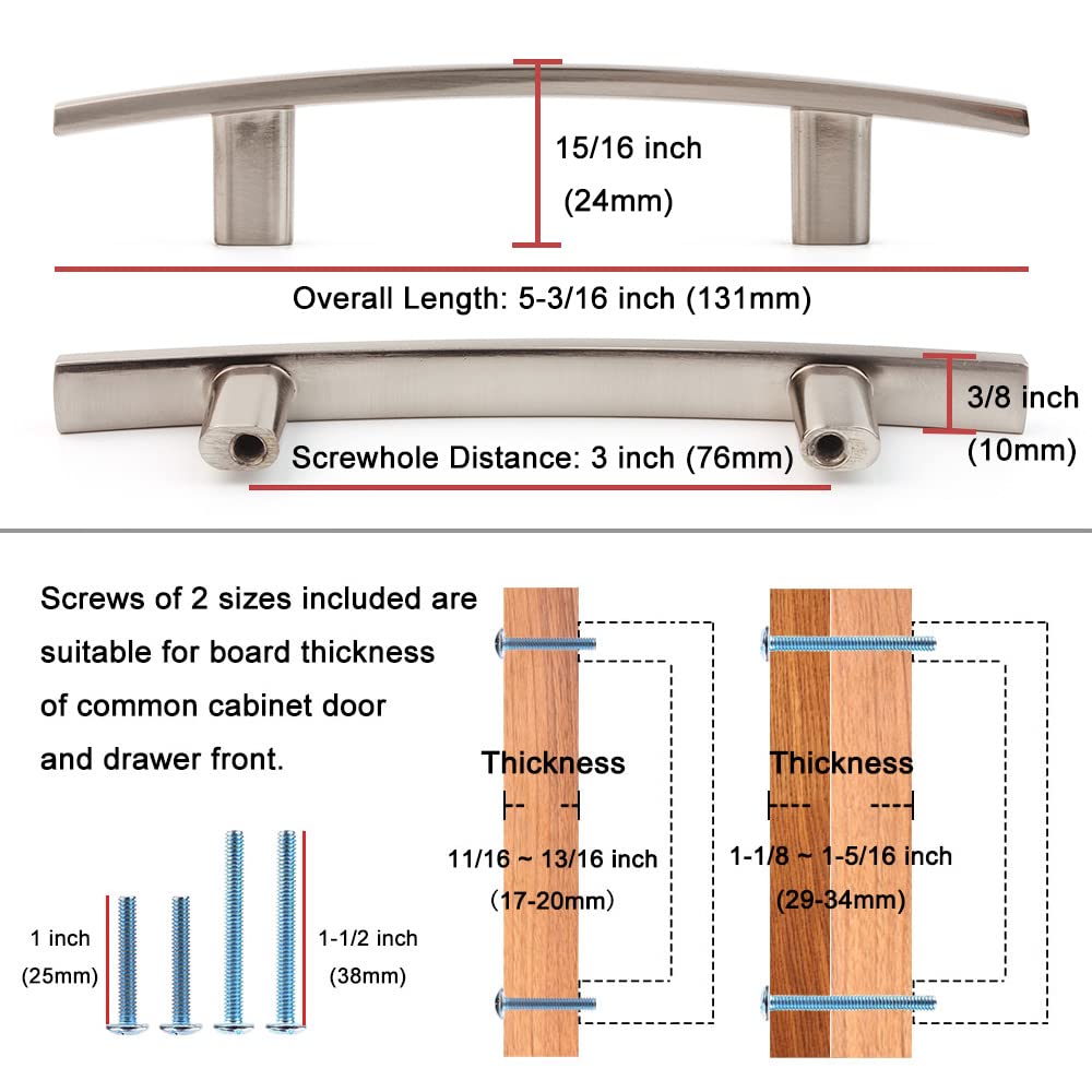 KOOFIZO bronze cabinet pull close-up highlighting durable curved grip.