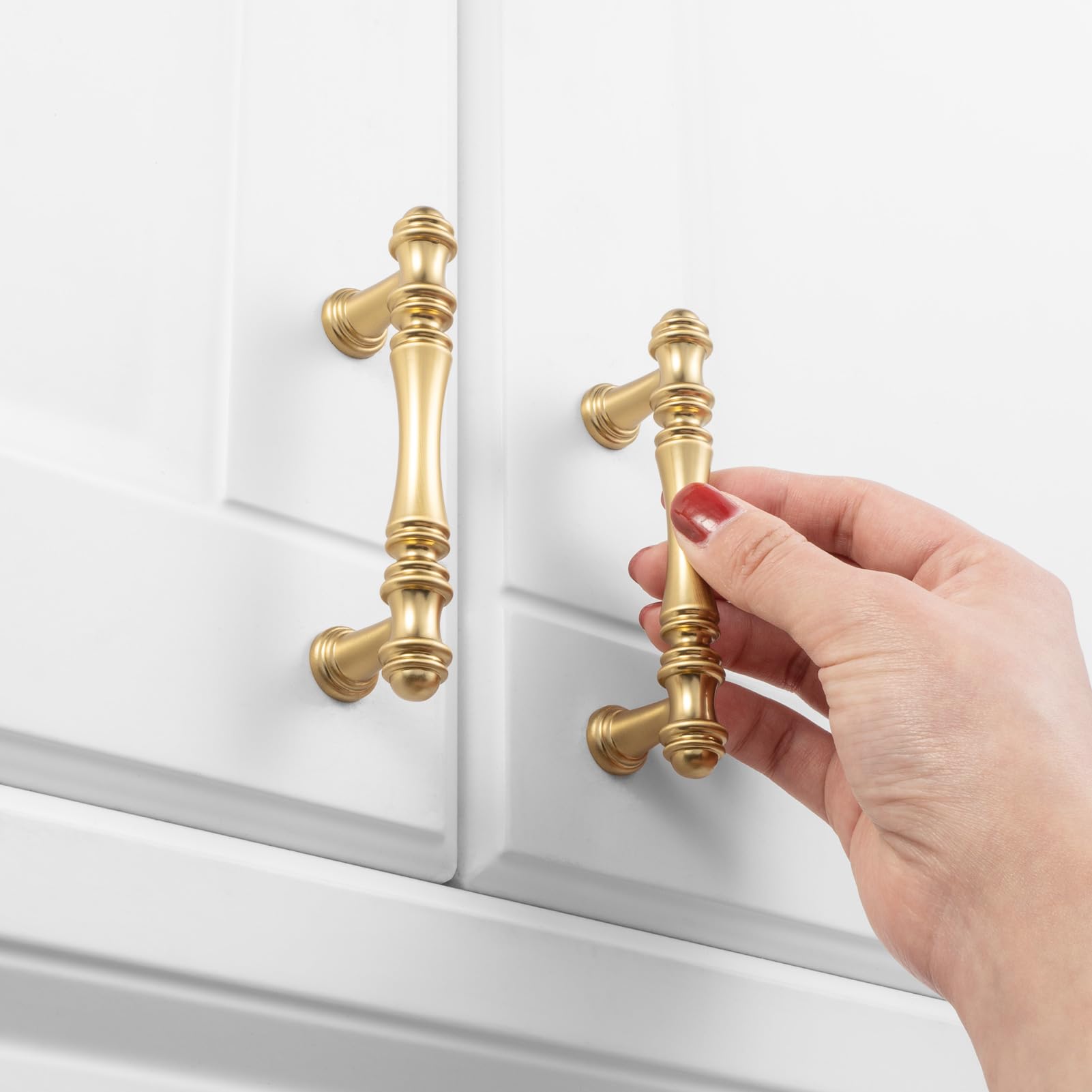 KOOFIZO brushed gold dresser hardware adds a chic accent to bedrooms and living spaces.