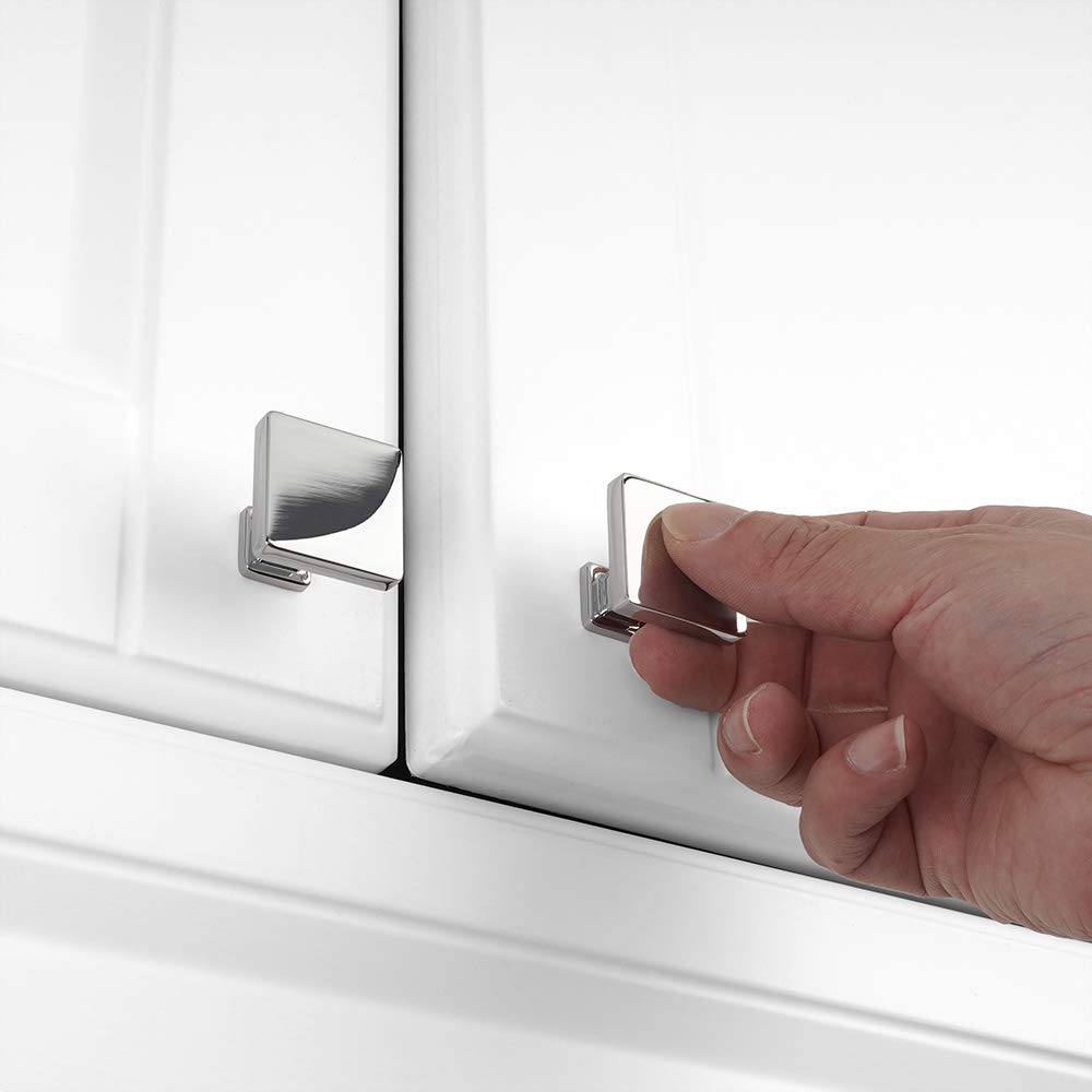 Koofizo chrome knobs rounded corners provide gentle handling and reduced snag risk