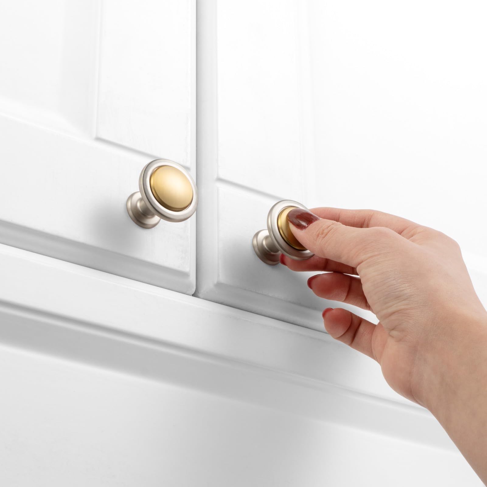 KOOFIZO solid metal knobs suitable for humid kitchen and bath